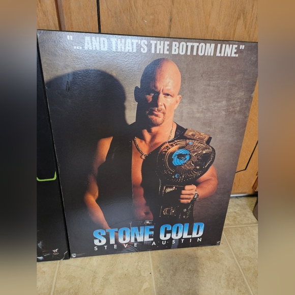 VINTAGE WWE FRAMED/PLAQUE POSTERS - Picture 4 of 9